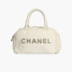 CHANEL Sports Line Boston Bag - White