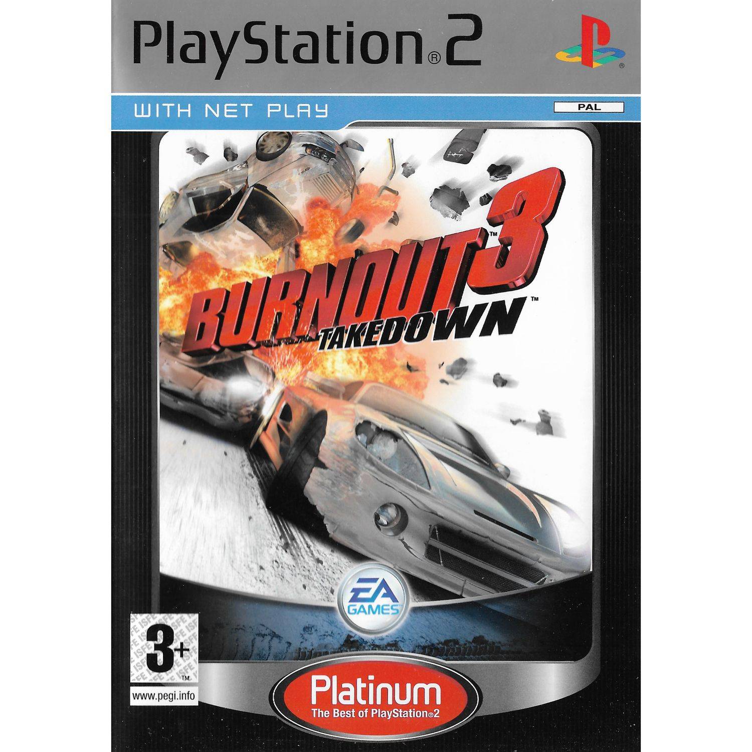Burnout 3 Takedown Playstation 2 PS2 Platinum (Begagnad)