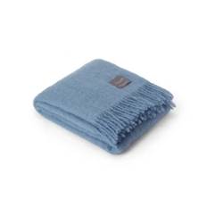 Mohair Pläd Sky Blue