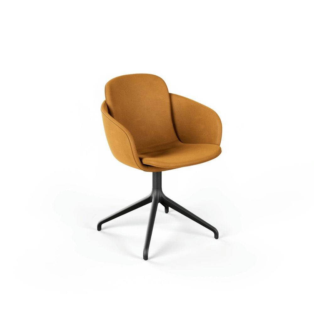 SACKit Chair no. One S2 Black Swivel Matbordsstol Luna Sandstone