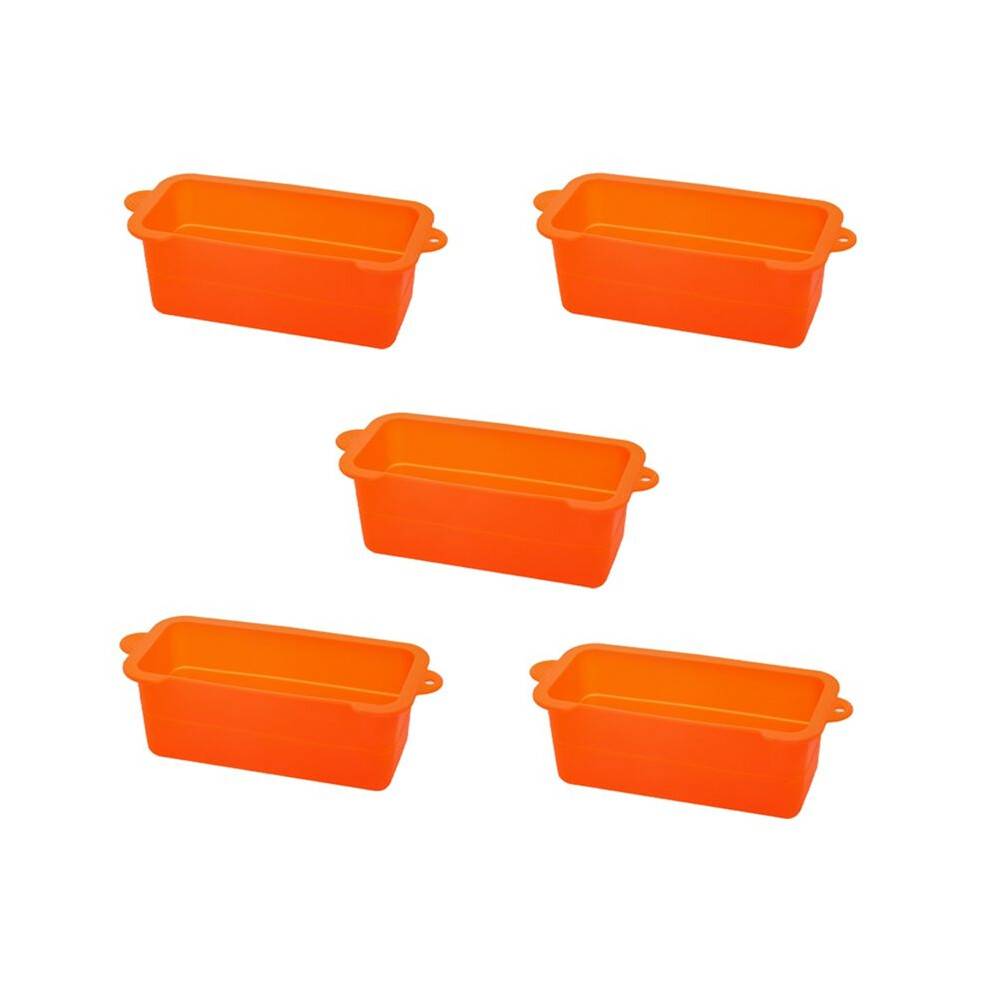 Orange Silicone Grease Cup Liner, Reusable Grease Catcher Cup Liner BBQ Grease Pan, Drip Tray