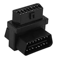 16-stifts OBD-adapter, OBD2-adapter 16-stifts Hane Till 2 Hona Plug and Play Splitterkontakt Kompatibel för Diagnostisk Förlängare