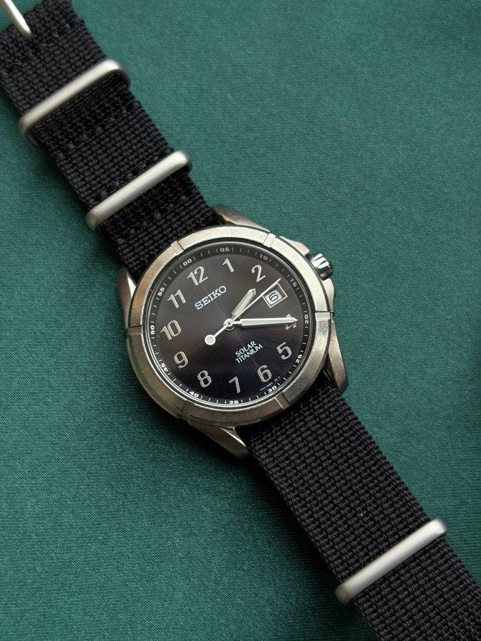 Seiko V145-0AX0, Solar Titanium klocka från 2008!