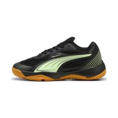 PUMA Solarflash III Indoor Sports Shoes Youth, Shoes, Black/Fizzy Apple, 29