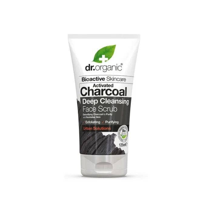 Dr. Organic Scrub Viso Carbone Biologico 125 ml — Scrub viso