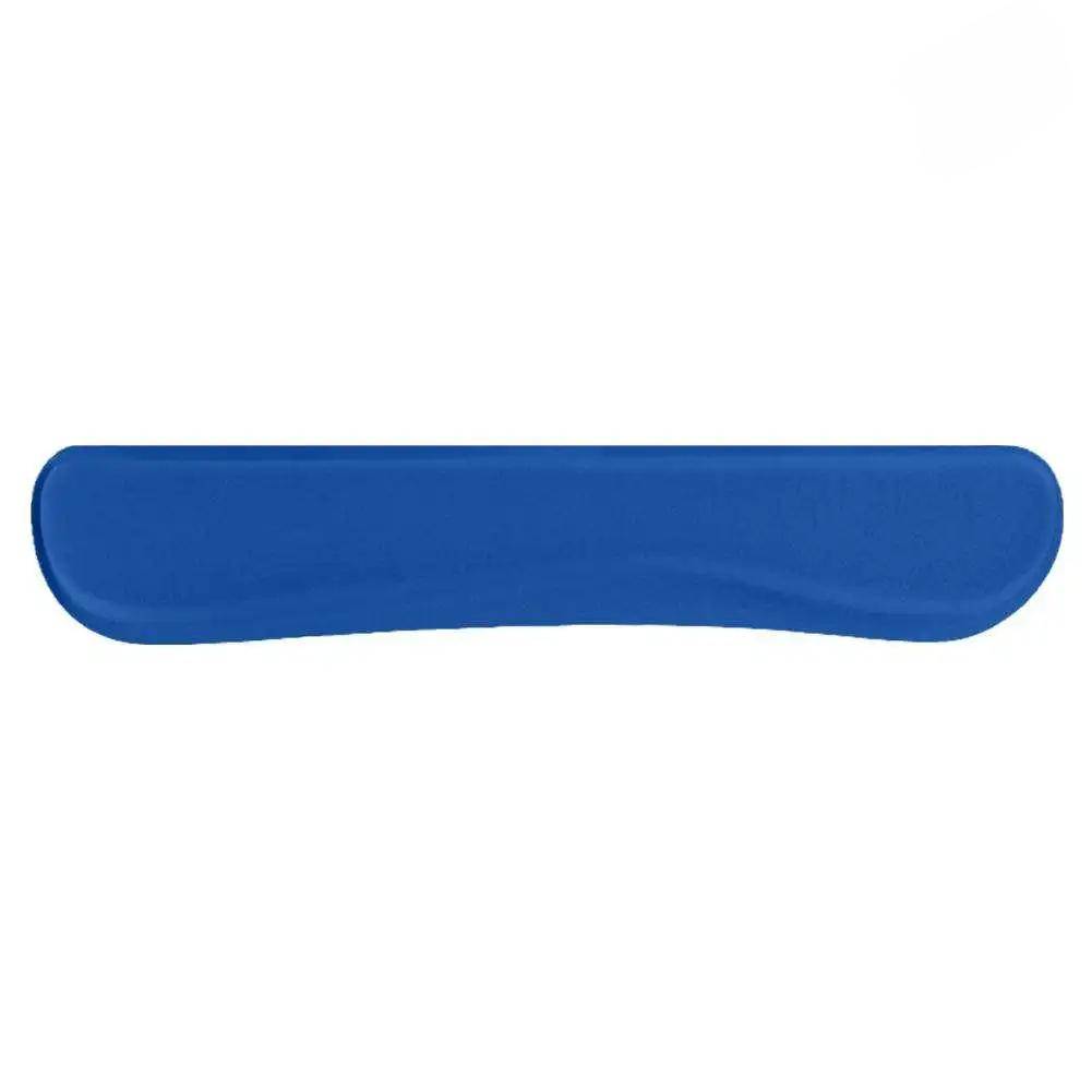Keyboard Wrist Rest Pad Mouse Pad Memory Foam Superfine Fibre For Computer Gaming Keyboard Raised Platform Hands safirblå färg