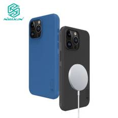 Nillkin Magnetic Super Frosted Shield Pro Case For iPhone 15 Pro Max Case Matte TPU + PC Anti Fingerprint Shockproof Back Cover For iPhone 15 pro max svart