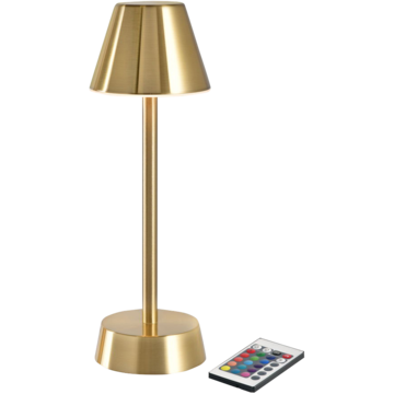 Bordslampa LED Duni Zelda Mässing