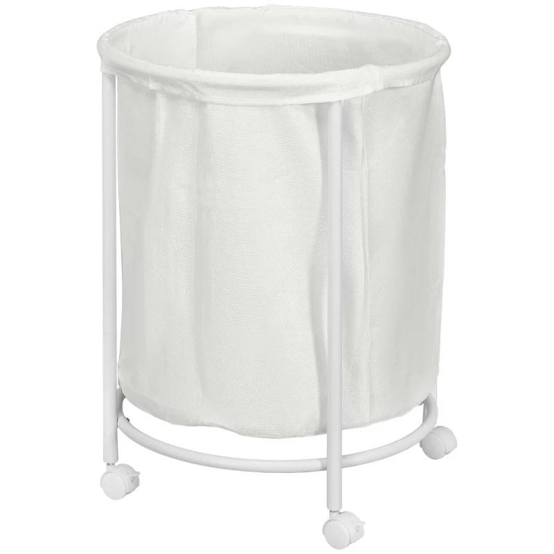 Tvättkorg 100 liter med hjul Φ50x68 cm
