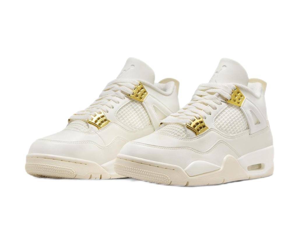 Air Jordan 4 Metallic Gold Jordan 4 AJ4 Metallic Gold AQ9129-170 cm white
