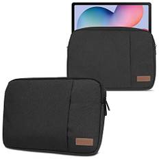 NAmobile Tablet Tasche kompatibel mit Samsung Galaxy Tab S10 Plus S9 Plus S8 Plus S7 Plus/FE 5G 12,4 Zoll Hülle Tasche Schutzhülle Case Cover, Farbe:Schwarz