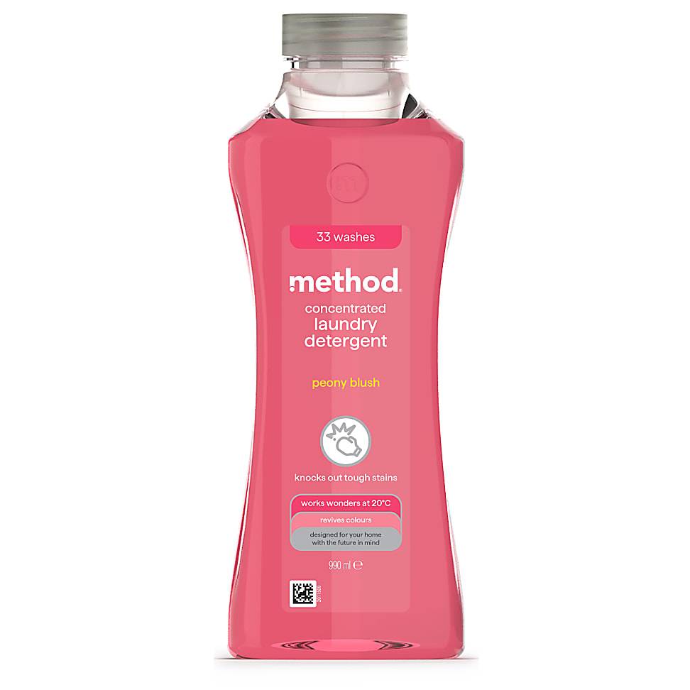 Method Concentrated Laundry Detergent - Peony Blush 990ml (33 washes)