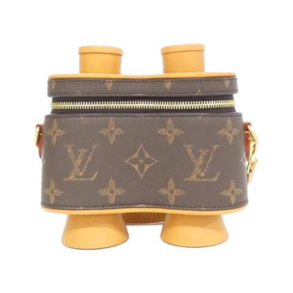 Louis Vuitton Vintage - Pre-owned Monogram Leather Pinoculaires Axelremsväska Vintage - Dam - ONE Size -