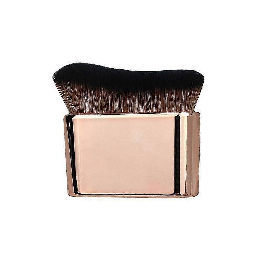 st. brun utan sol-borstar, kroppsmakeupborste brun utan sol-borstar för kroppen kabuki foundationborste kroppsmakeup blandnings- och suddig_M