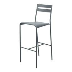 Fermob - Facto Bar Stool Storm Grey 26 - Barstolar utomhus - Patrick Jouin - Grå - Metall