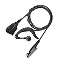 Ailunce Walkie talkie-headset G-format öronsnäcka kompatibel HD1 DMR digital radio kompatibel med Retevis RT648 RT87 RT82 RT29 RT83 RT647 Walkie Talkies (1-pack)