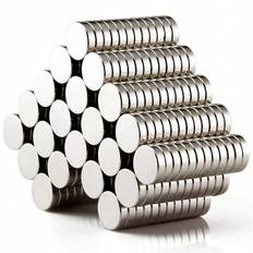 Små Runda Silverren Rare Earth Magneter För Hantverk Stark Neodym Magneter För Whiteboard , Kyl , Whiteboard , Hem , Kök , Kontor Och Skola (Multi-size)