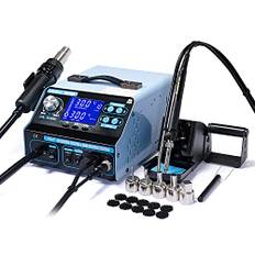 Digital lödstation lödkolvset med LCD-display 100 ~ 480 ? Temperatur justerbar lödkolvspets SMD Rework Station varmluftsstation avlödningsstation varmluft för professionell hobbypyssel 992DA+ BGA