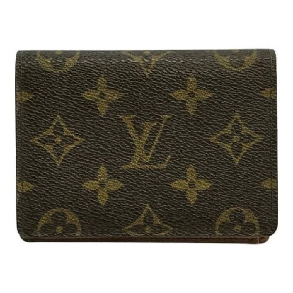 Louis Vuitton Vintage Pre-owned Monogram Passport Cover - Vintage - Dame - Brun - ONE SIZE -