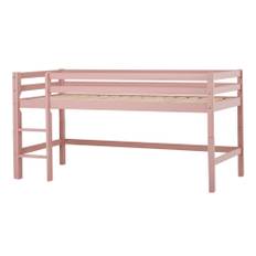 Hoppekids ECO Dream Halvhög Loftsäng 90x200, Pale Rose