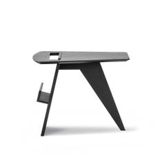 Fredericia Furniture - Risom Magazine Table, Svartlackerad ek - Sidobord - Jens Risom - Svart - Trä