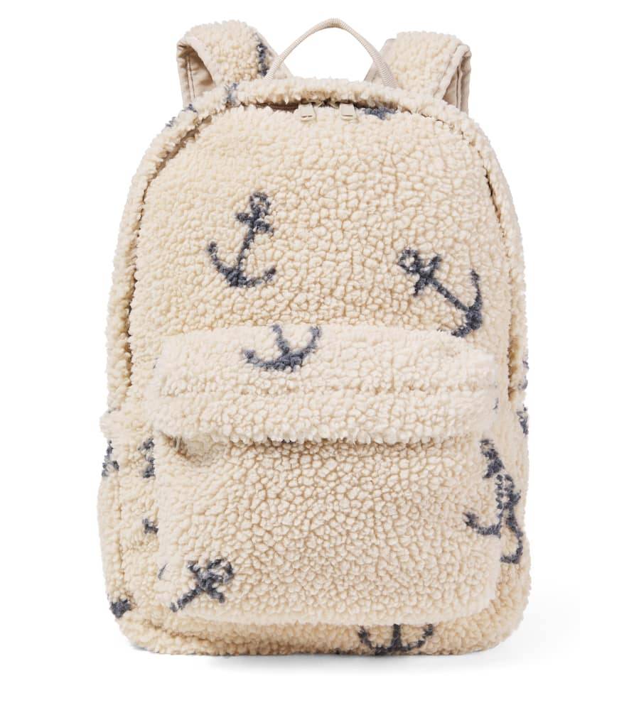 Konges SlÃ¸jd Jody printed teddy backpack - white - One Size