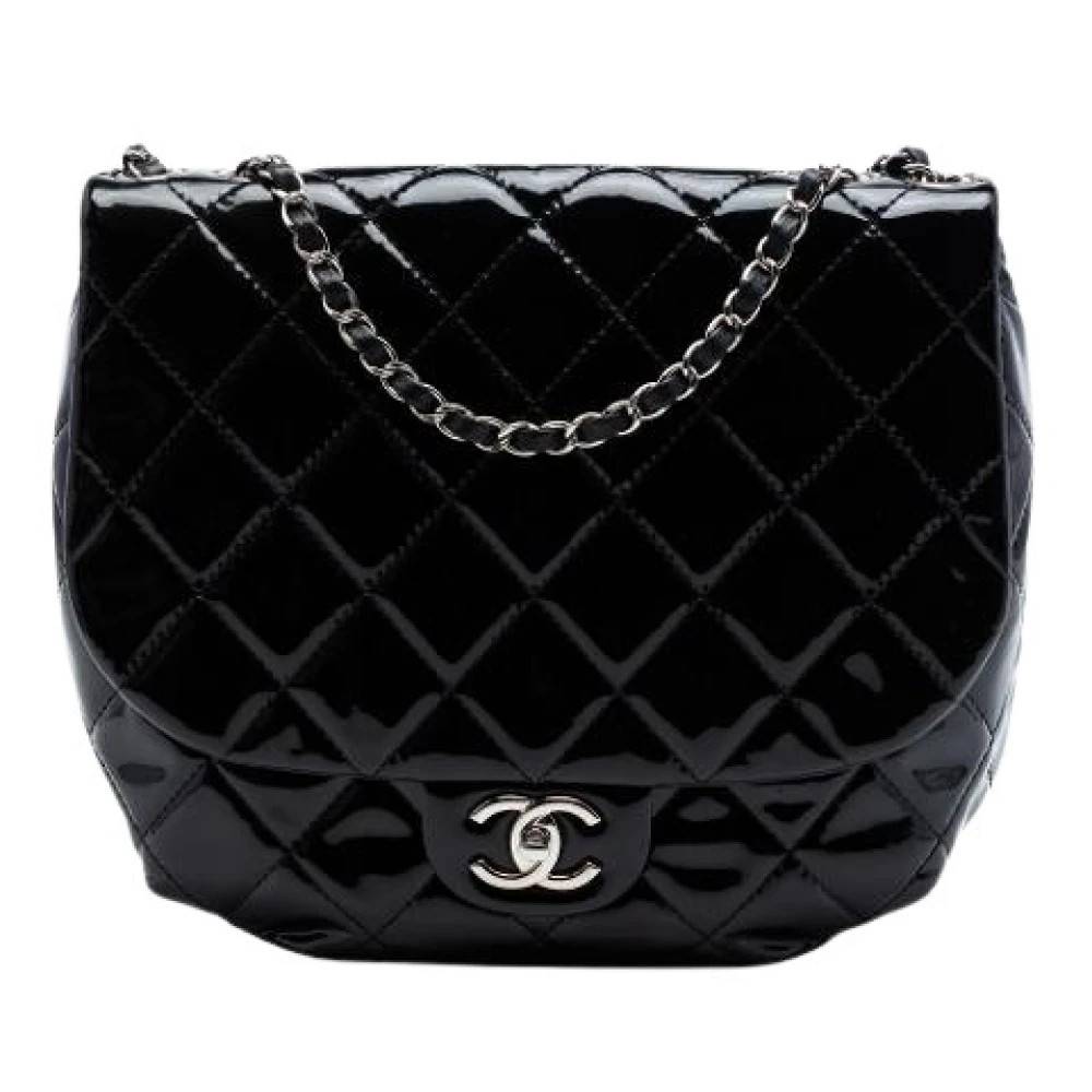 Chanel Vintage - Pre-owned Quilted Patent Leather Flap Bag Vintage - Dam - ONE Size - Läder