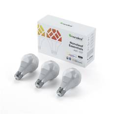 Nanoleaf Essentials E27 LED pære, 9W, 2700-6500K - 3 stk.