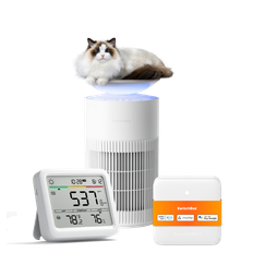 SwitchBot Air Purifier CO2 Monitor Combo - Air Purifier+Meter Pro (CO2 Monitor) +Hub Mini (Matter Enabled)