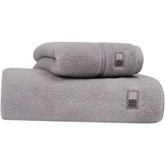 Lexington Hotel Towel Lt Gray/gray - 50x70 Handdukar Från Magasin (50x70)