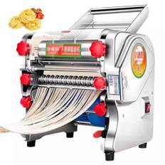 Rostfri Elektrisk Pastamaskin, Automatisk Nudelmaskin, Hudtjocklek 0,1-20 Mm, 900 W Ren Kopparmotor, Nudlar, Dumplings, Mantou，för Kommersiella Hemrestauranger(240)