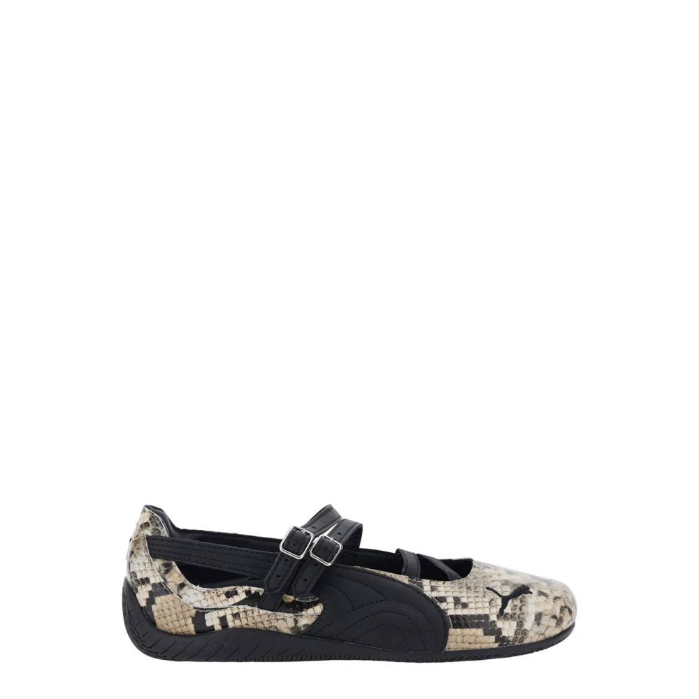 Puma, Skor , Dam, 36 1/2 EU, Läder, Speedcat Ballet Snake
