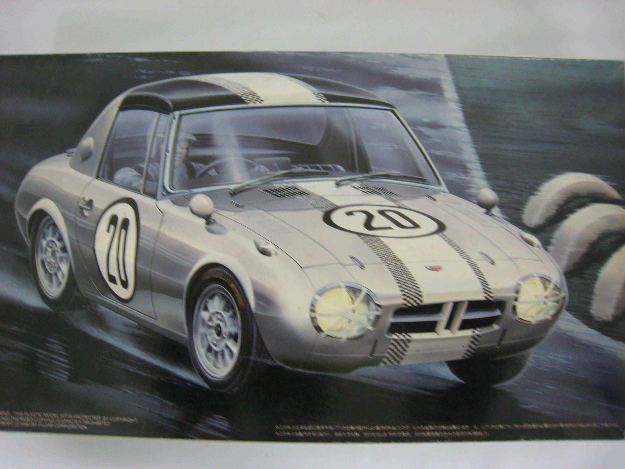Toyota S800 winning car Tojiro Ukitani specification with silk screen decal 65’ GT-1 silver