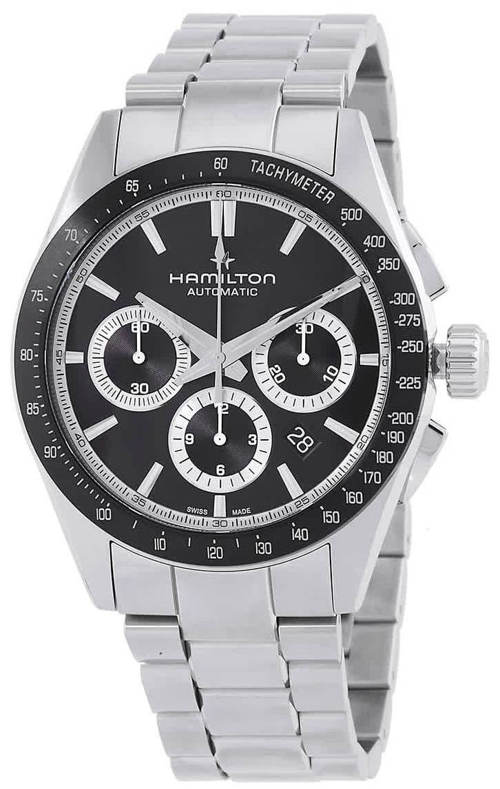 Hamilton Herreur H36606130 Jazzmaster Performer Sort/Stål Ø42 mm