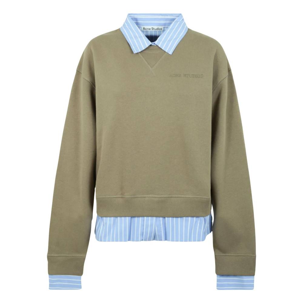 Acne Studios - Layered Sweatshirt Sweatshirts & Hoodies - Dam - L - Bomull
