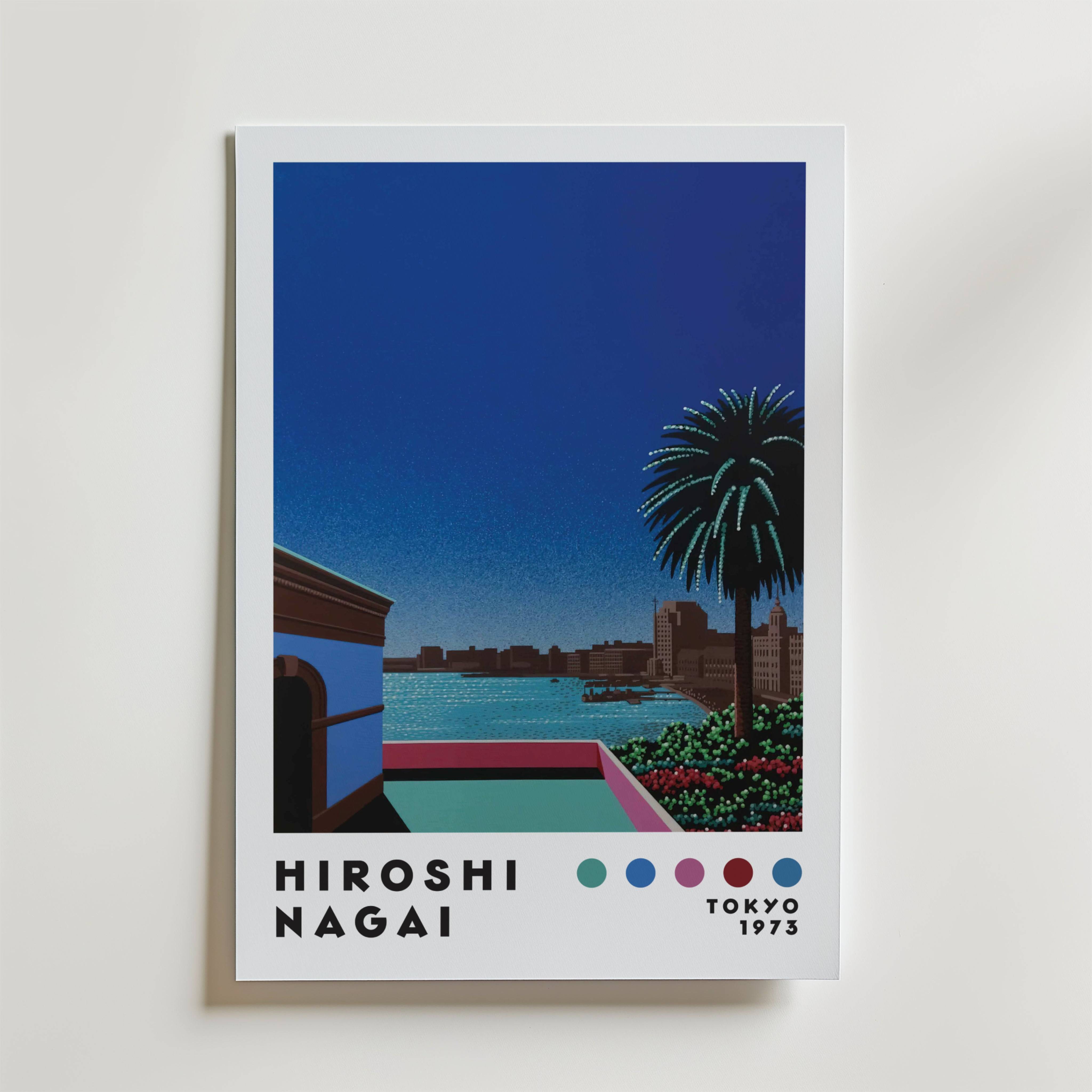 Hiroshi Nagai Balcony View Poster - Fine Art Poster 30x40 cm