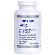 BodyBio Phosphatidyl Choline, 1300mg, 100 SoftGels