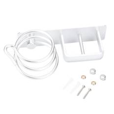 Aluminum Wall Mounted Shelf Hair Dryer Rack Organizer Holder Stand for Bathroom