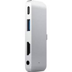 7 in 1 multiport hub usb 3.0 port typ-c hub usb c to 4k hdmi 3.5mm jack pd laddning tf sd-läsare för ipad pro macbook pro / air