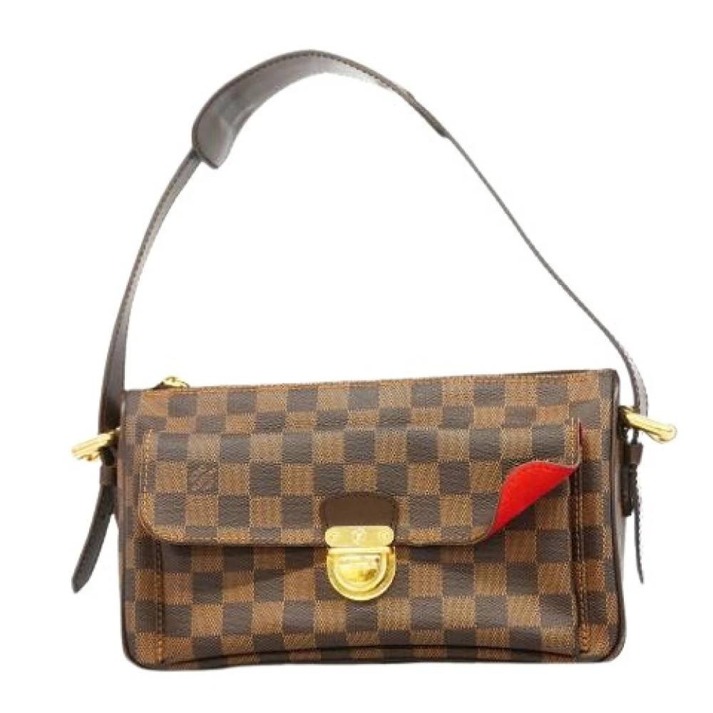 Louis Vuitton Vintage Pre-owned Vintage Skuldertaske - Vintage - Dame - Brun - ONE SIZE - Uld