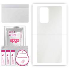 apgo Protective Skin Sticker for the back compatible with LG Wing 5G, Wrap Film, Foil, Vinyl - Pattern Matte Transparent