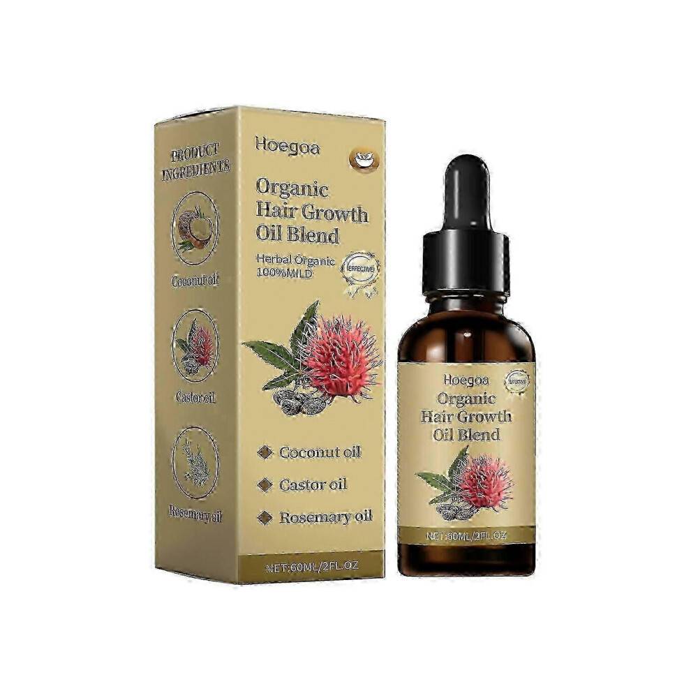 100% Pure Jamaican Black Castor Oil for Hair & Skin, Cold Pressed Organic Hair Growth Oil for Eyelashes & Eyebrows, Unrefined Hair Oil Christmas Gift