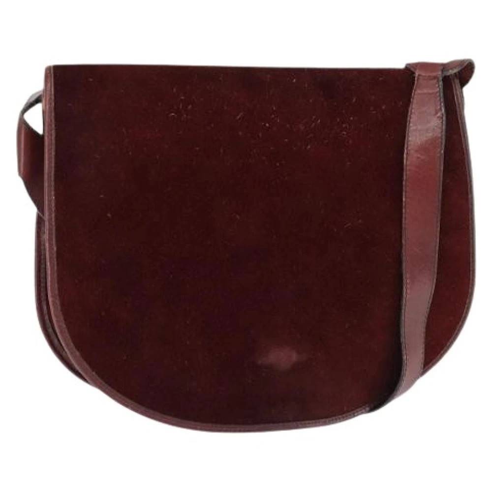 Balenciaga Vintage Pre-owned Ruskind Crossbody Taske - Vintage - Dame - Rød - ONE SIZE - Læder