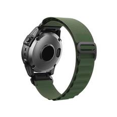 Nylon Alpine Urrem til Garmin 26 mm. Quickfit-Grøn