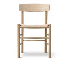 Fredericia Furniture - Mogensen J39 Chair - Såpad ek/Natur sits - Spisebordsstole - Børge Mogensen