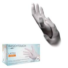 AMPri Latexhandske Basic-Touch Natur XL Pudderfri 100 stk (01033-XL)