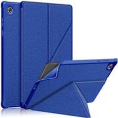 För lenovo tab m10 hd fodral, skal för m10 hd 2nd gen tb -x306f tb -x306x tablett fodral - Bxjg mörkblå