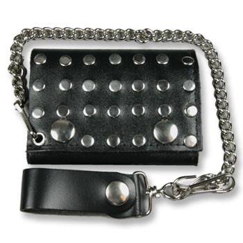 Plånbok Studded Med Nitar & Kedja 4.
