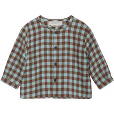 Serendipity Coffee Checks Baby Brushed Skjorte 92