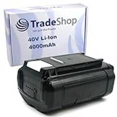 Trade-Shop Li-Ion batteri 36 V/40 V/4 000 mAh kompatibel med Ryobi BPL3650D2 BPL3660D BPL3690D 5133002166 5133002772 5133004387 513300458 513001875 OP4026